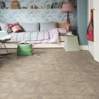 Ламинат Quick Step Impressive Patterns Ultra (Rus) IPU 4141 Дуб серый теплый брашированный