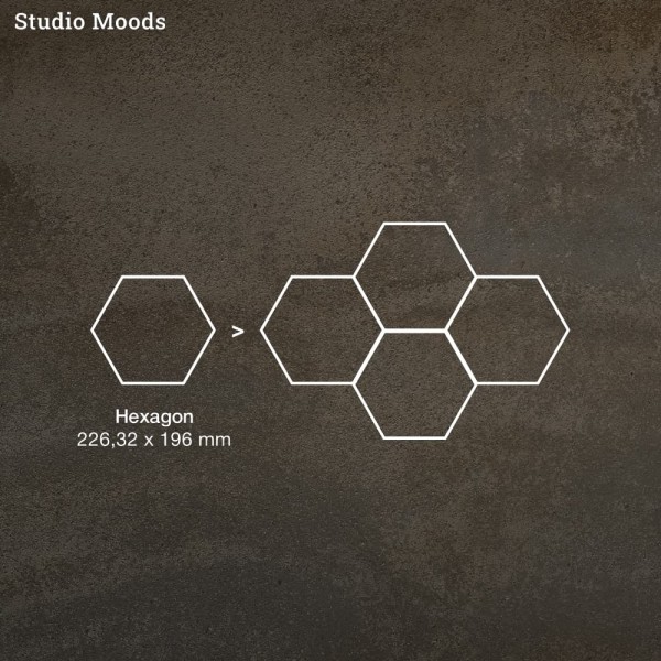 Виниловый пол Moduleo Moods Hexagon 318