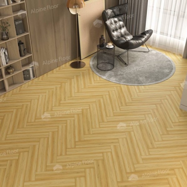 Каменно-полимерная плитка Alpine Floor Parquet Light Дуб Поллукс ЕСО 13-28