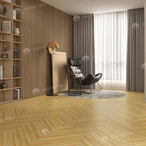 Каменно-полимерная плитка Alpine Floor Parquet Light Дуб Поллукс ЕСО 13-28