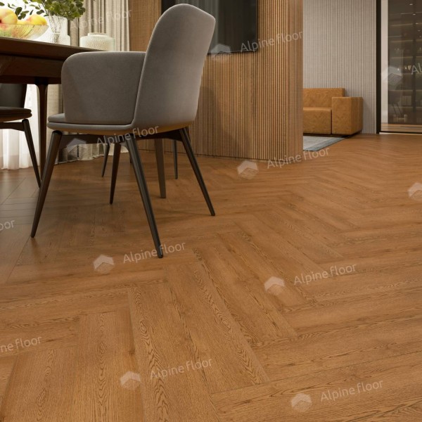 Каменно-полимерная плитка Alpine Floor Parquet Light Дуб Селена ЕСО 13-32