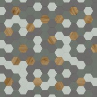 Виниловый пол Moduleo Moods Hexagon 349