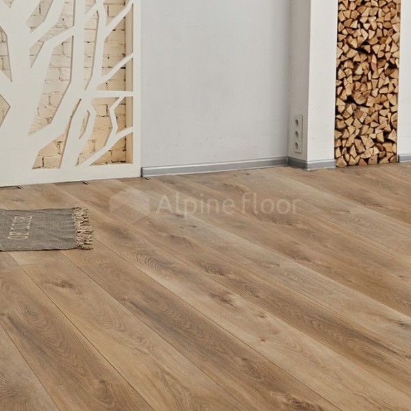 Напольная инженерная каменно-полимерная плитка Alpine Floor PREMIUM XL Дуб Природный Изысканный ABA ECO 7-6