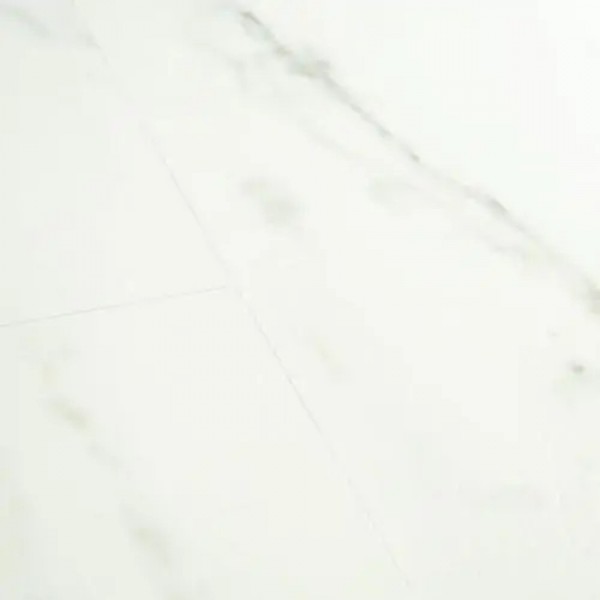 Виниловый пол Quick-Step Ambient Click Мрамор каррарский белый AMCL40136