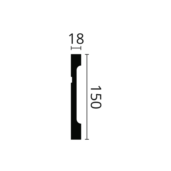 Напольный плинтус NMC FD15 Wallstyl