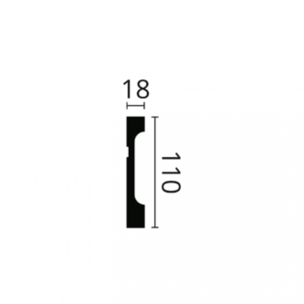 Напольный плинтус NMC FD11 Wallstyl