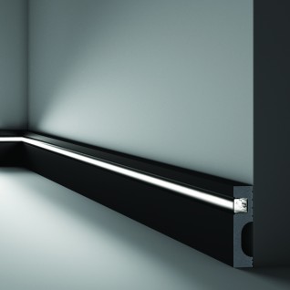 Напольный плинтус NMC IL11 Black NMC(Бельгия)