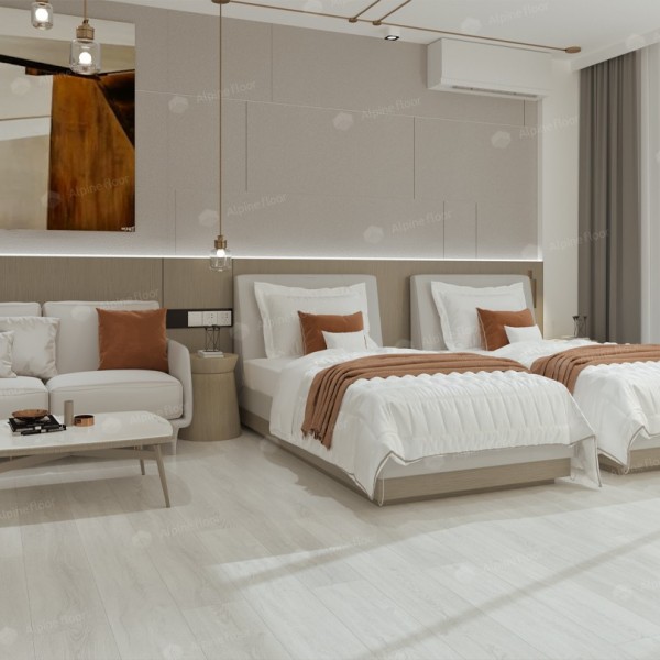 Каменно-полимерный ламинат SPC Белый лес ECO 9-9 MC