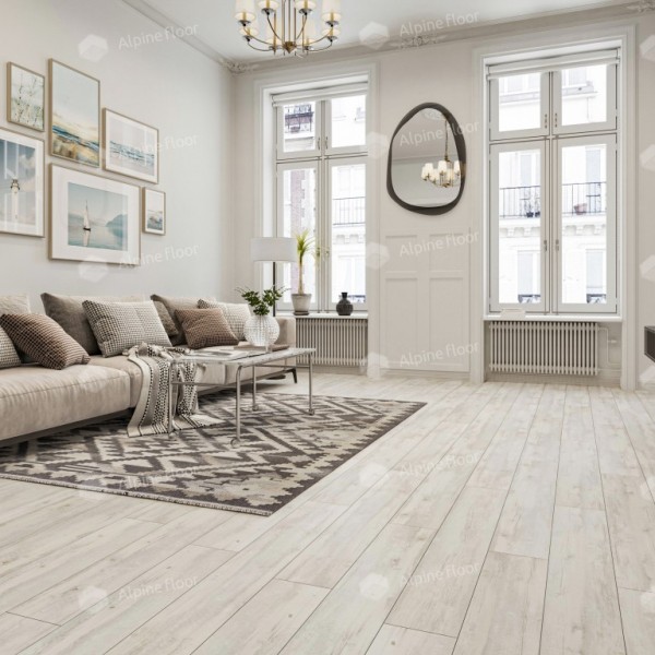 Каменно-полимерная плитка  Alpine Floor Classic Light Акация Click Eco 107-88 Mc