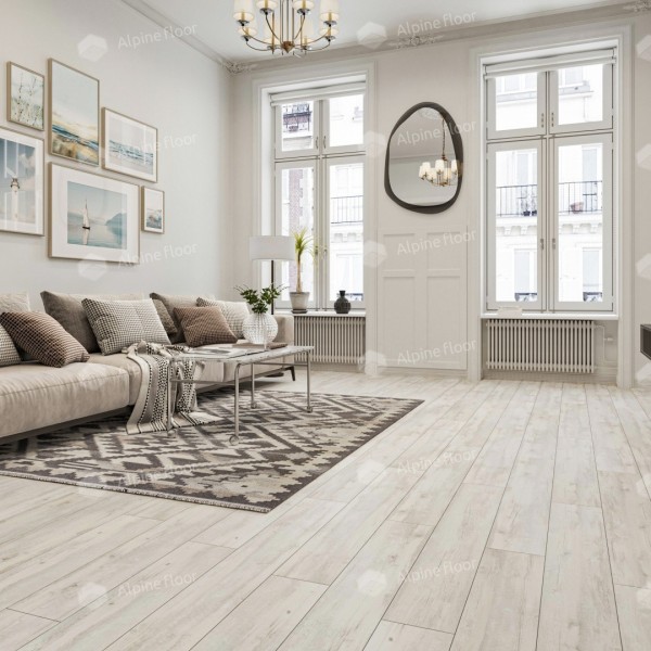 Каменно-полимерная плитка  Alpine Floor Classic Light Акация Click Eco 107-88 Mc