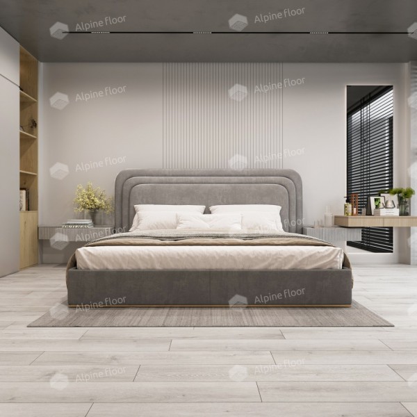 Каменно-полимерная плитка  Alpine Floor Classic Light Ясень Серый Eco 134-55 Mc