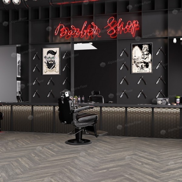 Каменно-полимерный ламинат SPC ВЕНГЕ ГРЕЙ ЕСО 13-8 MC