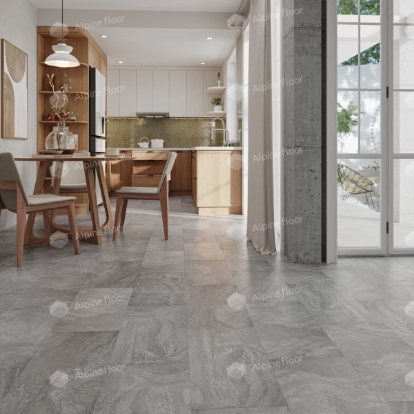 Каменно-полимерная плитка Alpine Floor Light Stone Хэмпшир Eco-15-11
