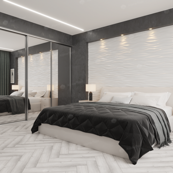 Кварцвиниловая плитка Alpine Floor Parquet Lvt Дуб Альхена Eco 16-12