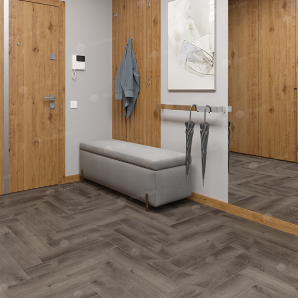 Кварцвиниловая плитка Alpine Floor Parquet Lvt Дуб Мерга Eco 16-13
