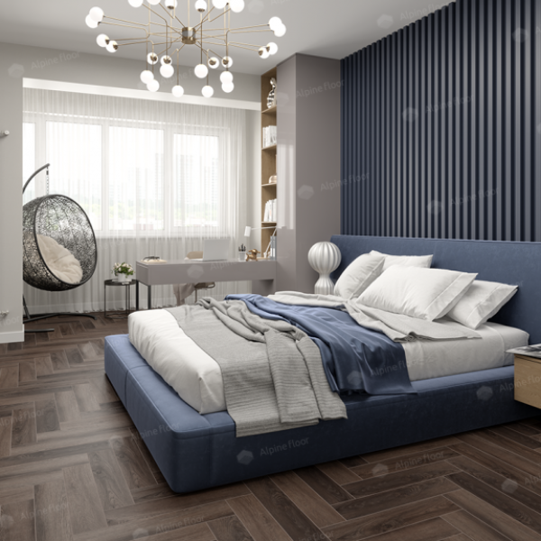 Кварцвиниловая плитка Alpine Floor Parquet Lvt Фафнир Eco 16-16