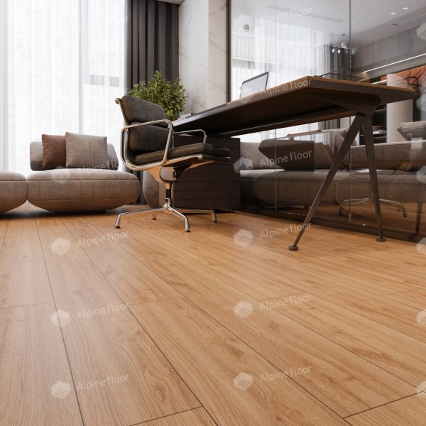 Каменно-полимерная плитка  Alpine Floor Classic Light Дуб Классический Eco 162-77 Mc