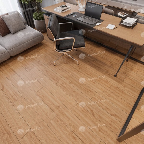 Каменно-полимерная плитка  Alpine Floor Classic Light Дуб Классический Eco 162-77 Mc