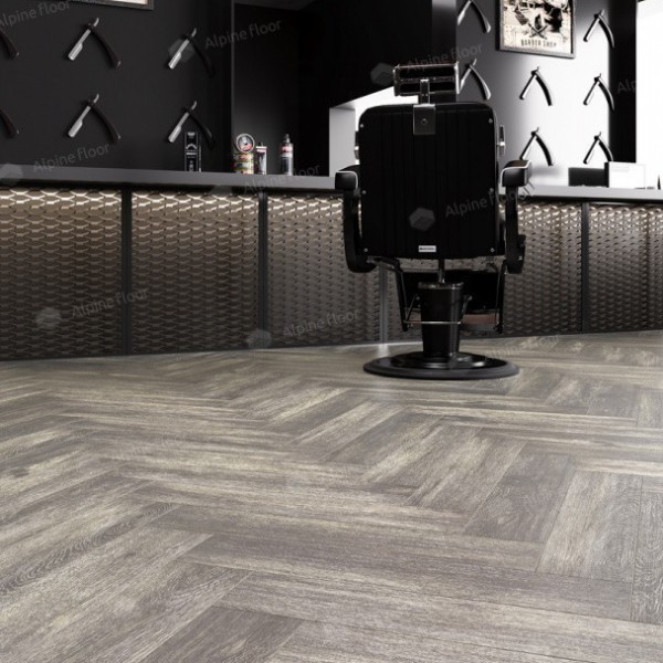 Кварцвиниловая плитка Alpine Floor Parquet Lvt Венге Грей Eco 16-8
