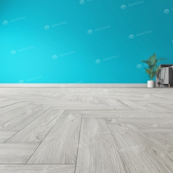 Кварцвиниловая плитка Alpine Floor Parquet Lvt Снежный Eco 16-11