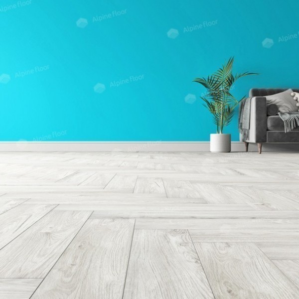 Кварцвиниловая плитка Alpine Floor Parquet Lvt Снежный Eco 16-11