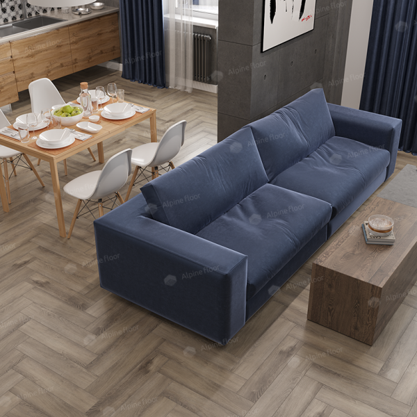 Кварцвиниловая плитка Alpine Floor Parquet Lvt Дуб Исида Eco 16-15