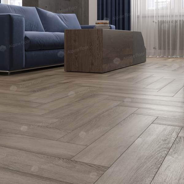 Кварцвиниловая плитка Alpine Floor Parquet Lvt Дуб Исида Eco 16-15