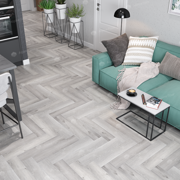 Кварцвиниловая плитка Alpine Floor Parquet Lvt Дуб Лейтена Eco 16-18