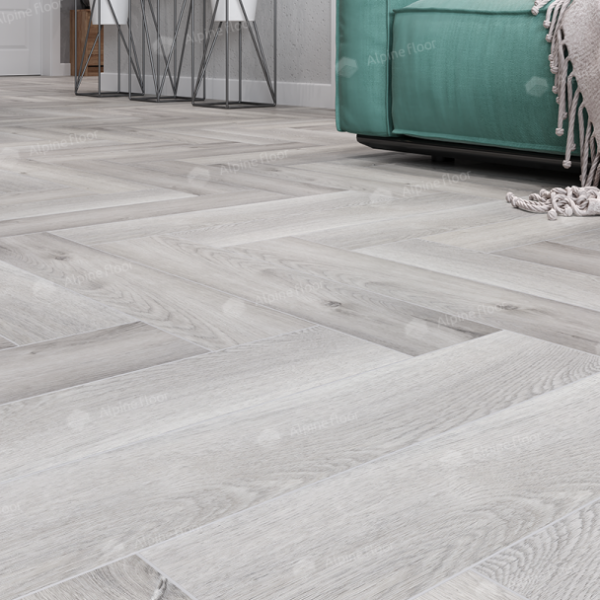 Кварцвиниловая плитка Alpine Floor Parquet Lvt Дуб Лейтена Eco 16-18