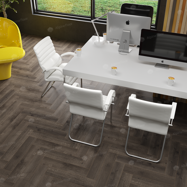 Кварцвиниловая плитка Alpine Floor Parquet Lvt Дуб Антарес Eco 16-19