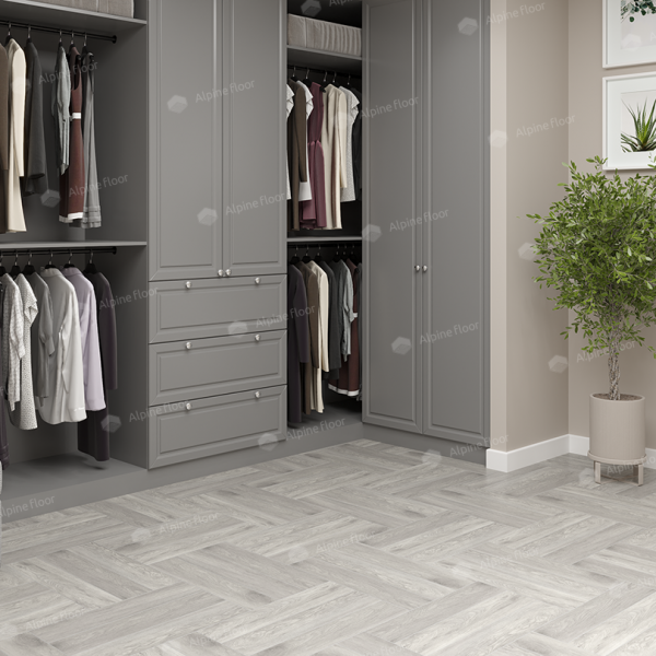 Кварцвиниловая плитка Alpine Floor Parquet Lvt Дуб Полис Eco 16-21