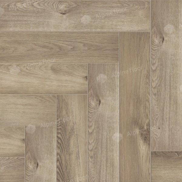 Кварцвиниловая плитка Alpine Floor Parquet Lvt Дуб Натуральный Отбеленный Eco 16-5