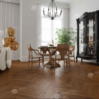 SPC ламинат Alpine Floor Chevron Alpine Орех Нойер ECO 18-22 MC