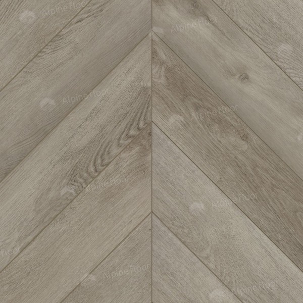 Каменно-полимерная плитка Alpine Floor Chevron Alpine Lvt Дуб Фантазия Chevron Eco 20-1