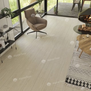 Кварцвиниловая плитка LVT Alpine Floor Easy Line ДУБ СНЕЖНЫЙ ECO 3-14