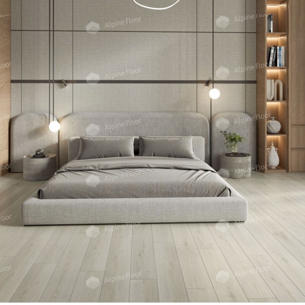 Кварцвиниловая плитка ПВХ Alpine Floor ULTRA ECO ДУБ ПЕПЕЛЬНЫЙ ECO 5-16