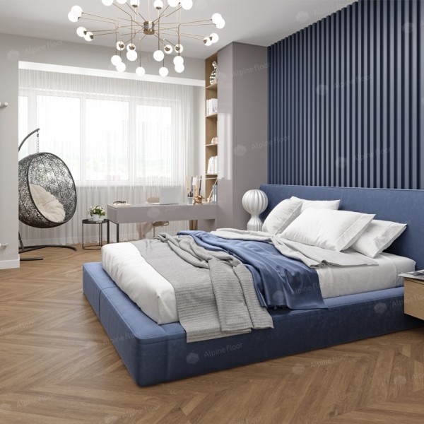 Кварцвиниловая плитка ПВХ Alpine Floor ULTRA ECO ФРАНЦУЗСКАЯ ЕЛОЧКА ECO 5-25