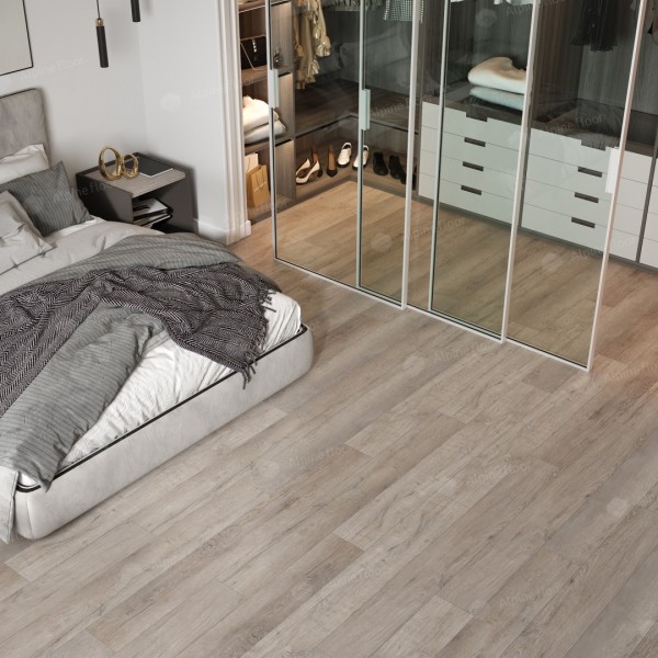 Каменно-полимерный ламинат SPC Дуб состаренный ABA ECO 7-15 MC