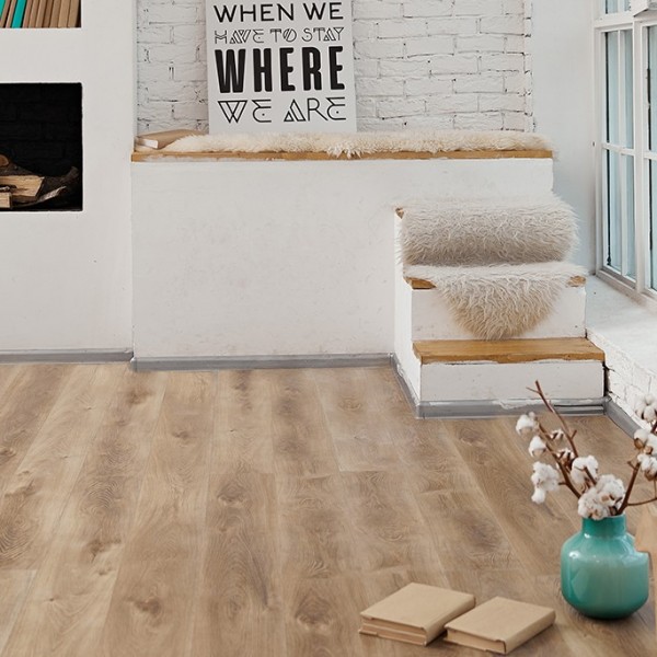 Каменно-полимерный ламинат SPC Дуб Природный Изысканный ABA ECO 7-6 MC