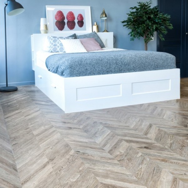 Кварцвиниловая плитка ПВХ Alpine Floor ULTRA ECO ФРАНЦУЗСКАЯ ЕЛОЧКА ECO 5-25