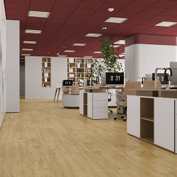 Кварцвиниловая плитка LVT LVT плитка Дуб Ваниль Селект ECO 23-2