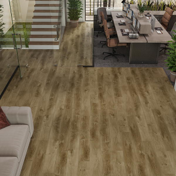 Кварцвиниловая плитка LVT LVT плитка Дуб Натуральный Отбеленный ECO 23-3