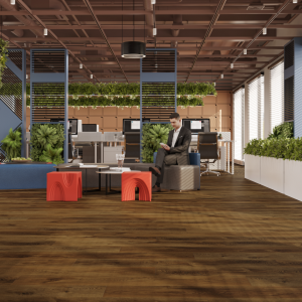 Кварцвиниловая плитка LVT LVT плитка Дуб Натуральный Изысканный ECO 23-4