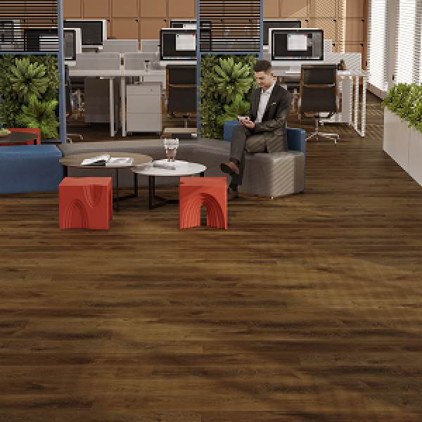 Кварцвиниловая плитка LVT LVT плитка Дуб Натуральный Изысканный ECO 23-4