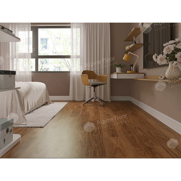 Каменно-полимерный ламинат SPC Орех Маррон Классик ECO 22-2 MC