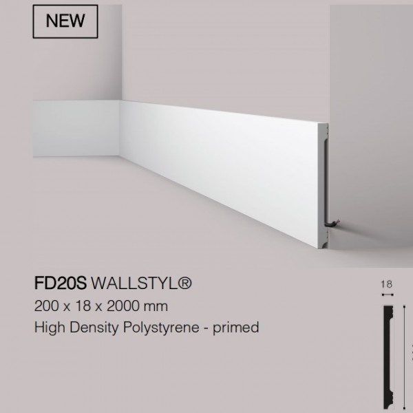 Напольный плинтус NMC FD20S Wallstyl
