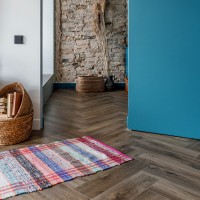 Виниловый пол Moduleo Roots 0.55 Herringbone Sierra Oak 58876