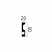 Напольный плинтус NMC IL11 Black NMC(Бельгия)