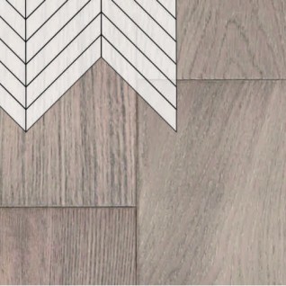 Инженерная доска Primavera Французская Елка Дуб Platano Натур