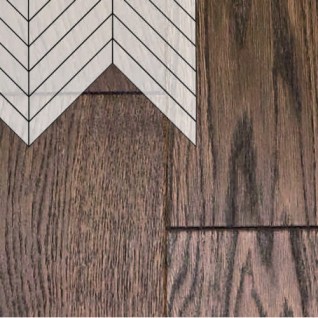 Инженерная доска Primavera Французская Елка Дуб Polvo Натур